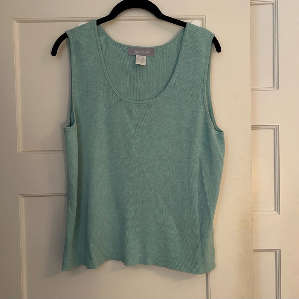 Coastal Teal Tank Top